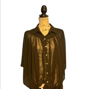 Urban Behavior shawl type shirt